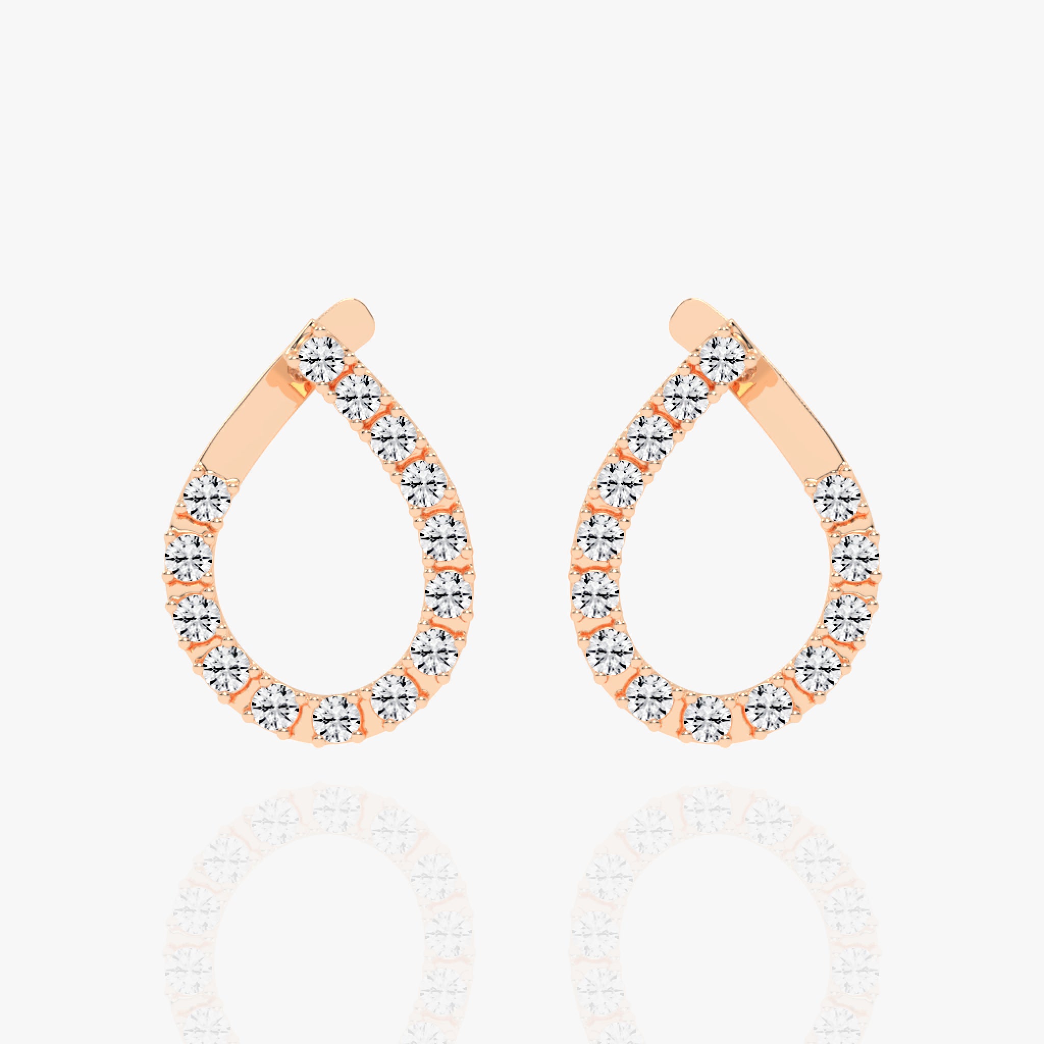 Shimmering Cascade Hoops